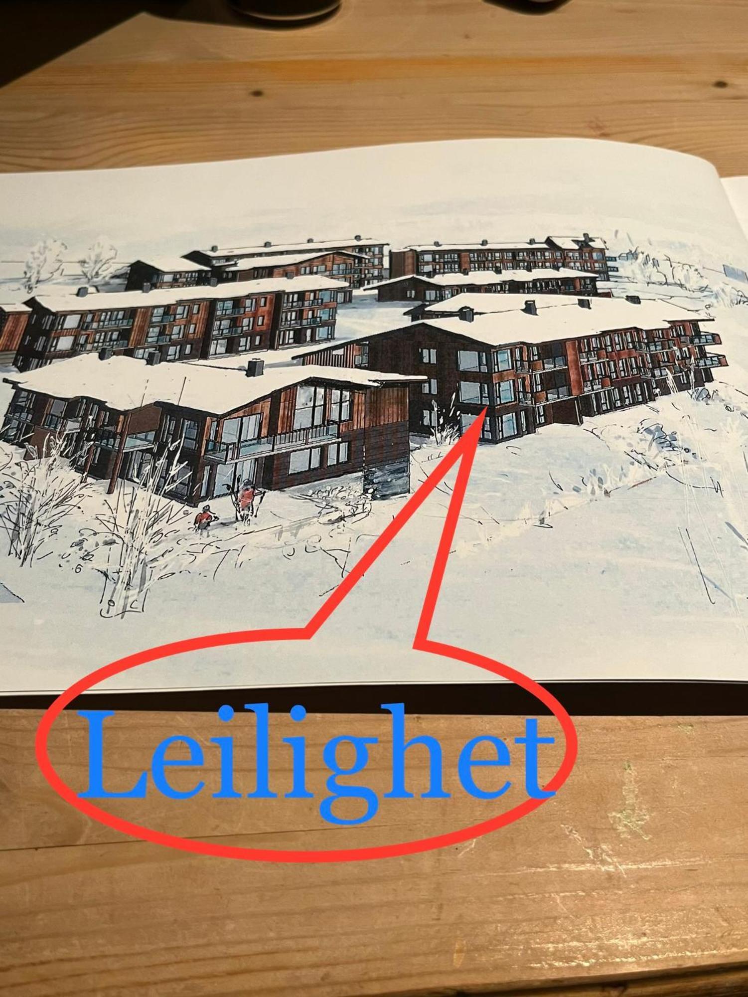 Leilighet Med Panoramautsikt Sjusjoen Innendors Parkering Exteriér fotografie